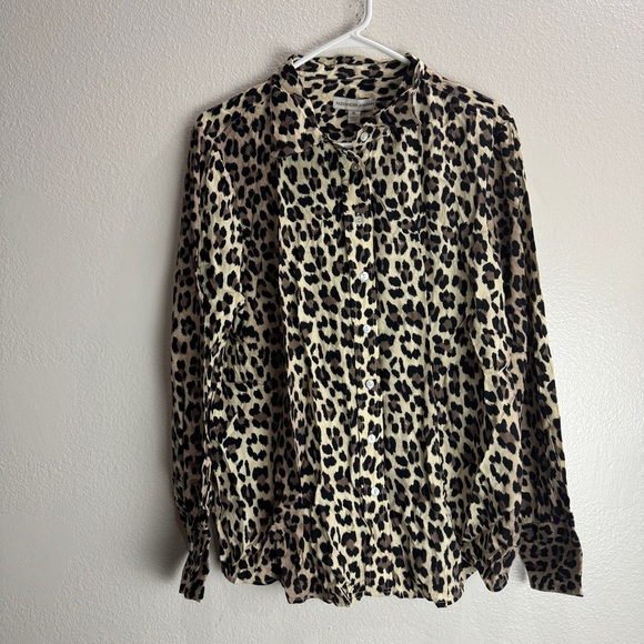 Alexander Jordan Women Top Cheetah Size XL - Picture 1 of 8